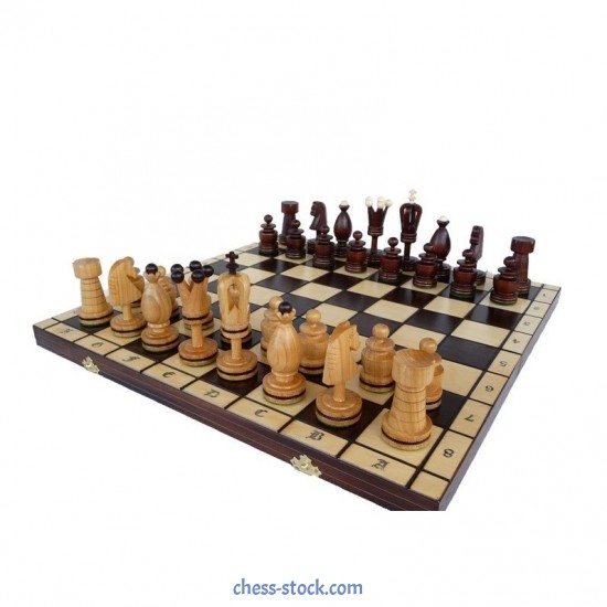 Набір шахів Королівські великі інкрустовані, 50 х 50 см