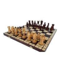 Набір шахів Королівські великі інкрустовані, 50 х 50 см