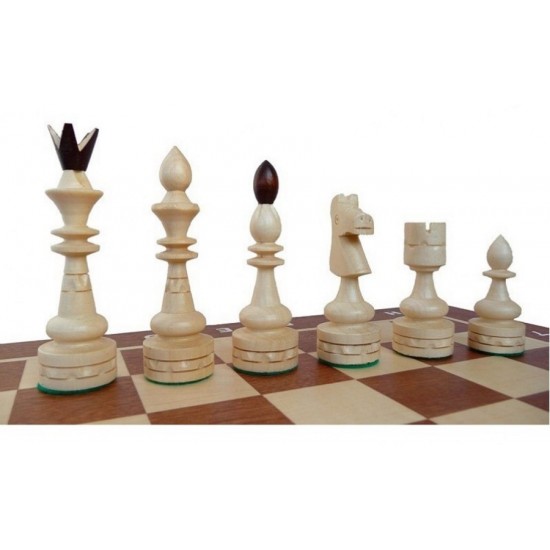 Набор шахмат Индийские большие интарсия, 50см х 50см, (Мадон 119F)