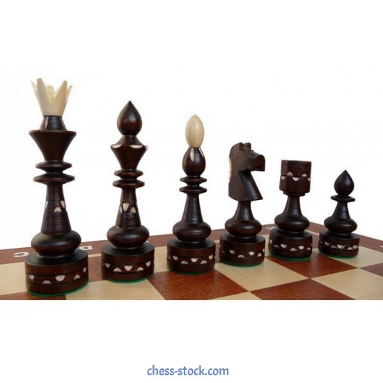 Набір шахів Індійські великі інтарсія, 50см х 50см,(Мадон 119F)