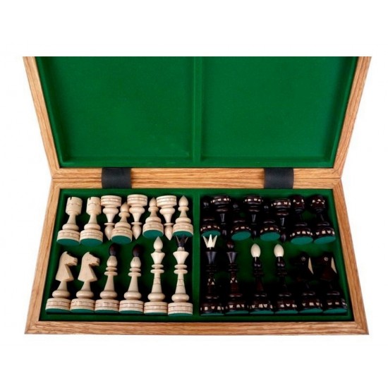 Набір шахів Індійські великі інтарсія, 50см х 50см,(Мадон 119F)