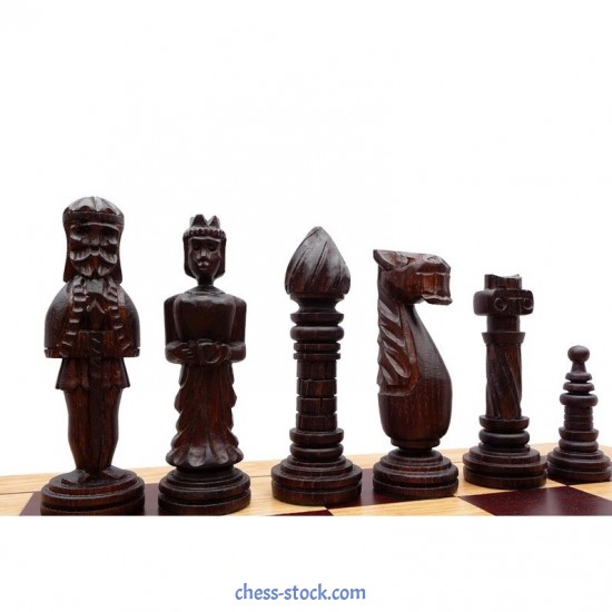 Набір шахів Дубові, 64см х 64см (Мадон 105)