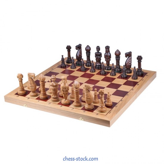 Набір шахів Дубові, 64см х 64см (Мадон 105)