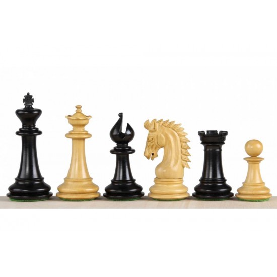 Шахові фігури Шейх №6, чорні (Індія)