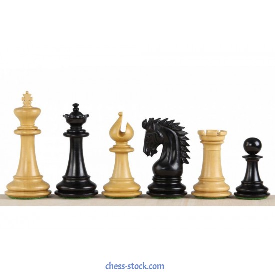 Шахові фігури Шейх №6, чорні (Індія)