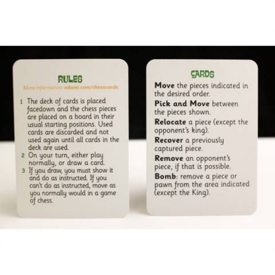 Детские шахматные карты "Счастливые карты" (EDAMI)