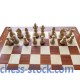 Набір шахів Олімпійські інтарсія, 35см х 35см (Мадон)
