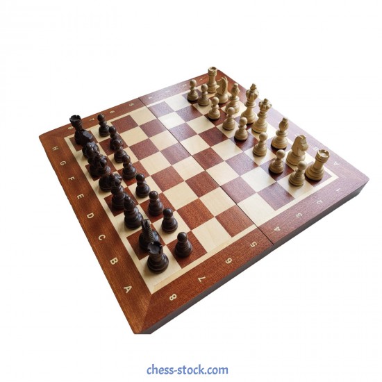 Набір шахів Олімпійські інтарсія, 35см х 35см (Мадон)