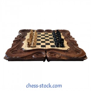 Набір шахи+ шашки+ нарди "Ексклюзивний подарунок", 60 х 60 см