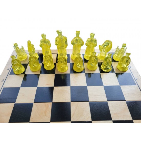 Набір шахів Сувенірний (дошка дерево) 36,5см х 36,5см (Україна)