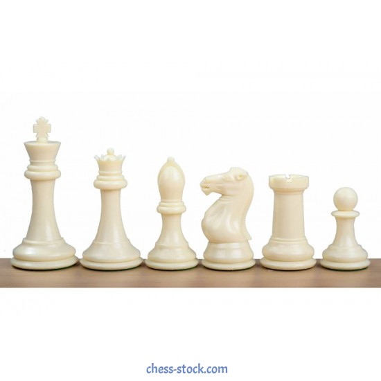 Шахові фігури Ексклюзивні (Ivory & Black) Стаунтон №7