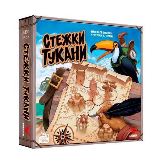 Настільна гра Стежки Тукани  (Trails of Tucana)  Geekach Games