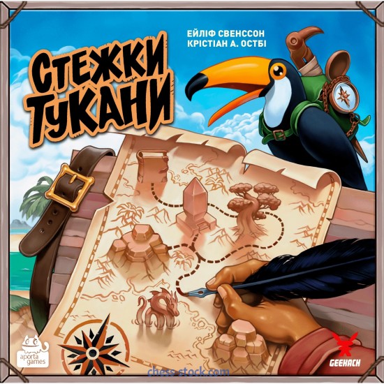 Настільна гра Стежки Тукани  (Trails of Tucana)  Geekach Games