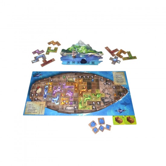 Настольная игра Остров кошек (The Isle of Cats) Geekach Games