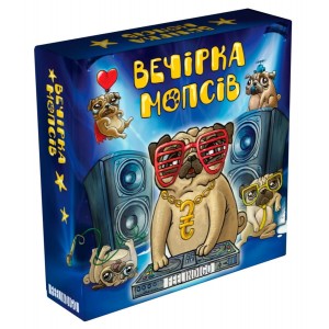 Настольная игра Вечеринка мопсов (FeelIndigo)