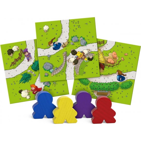 Настільна гра Каркасон для дітей (My First Carcassonne) FeelIndigo