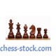 Шахматный набор Немецкий Стаунтон №6, 54 см х 54 см (Индия)