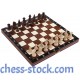 Шахматный набор магнитный деревянный, 27 см х 27 см (Wegiel)