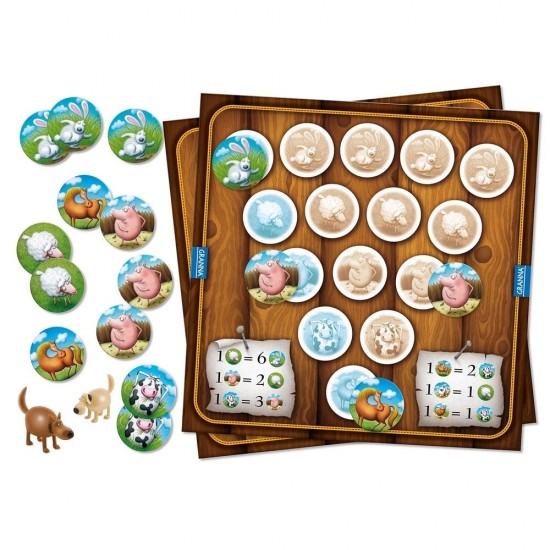 Настольная игра Суперфермер 3 в 1 Борсук & Коза (Granna)