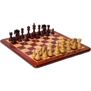 Набор шахмат Dubliner Montgoy Padauk, красное дерево, 53 х 53см