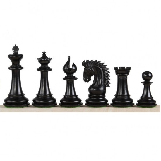 Набір шахів Шейх №6, 53см х 53см, чорні (Індія)