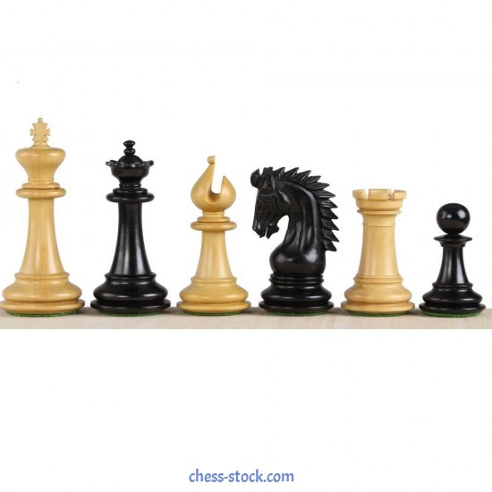 Набор шахмат Шейх №6, 53см х 53см, черные (Индия)