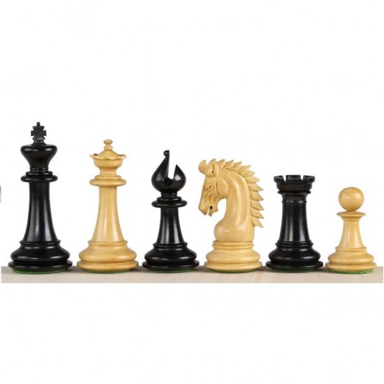 Набор шахмат Шейх №6, 53см х 53см, черные (Индия)