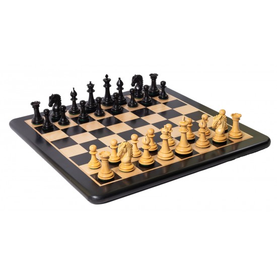 Набор шахмат Шейх №6, 53см х 53см, черные (Индия)