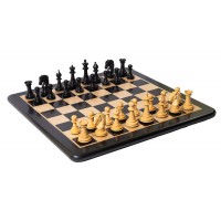 Набір шахів Шейх №6, 53см х 53см, чорні (Індія)