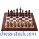 Набір шахів Golden Drops, 40см х 40см. Ручна робота (Україна)
