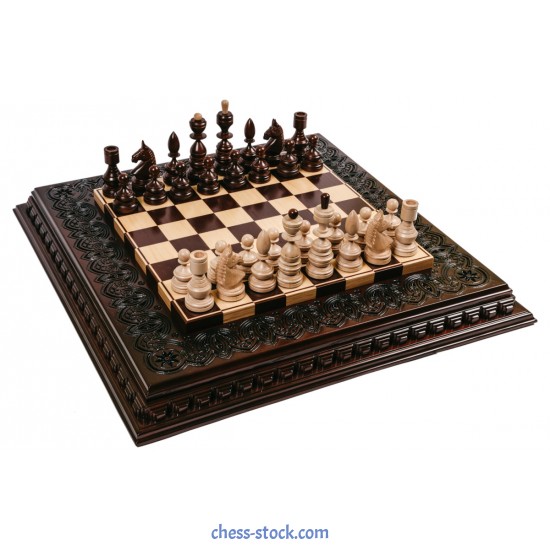 Набор шахмат Сlassic, 45см х 45см. Ручная работа (Украина)