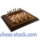 Набор шахмат Elite Ambre, 58см х 58см. Ручная работа (Украина)
