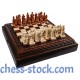 Набор шахмат Рыцари против Казаков, 59,5 х 59,5 см. Ручная работа