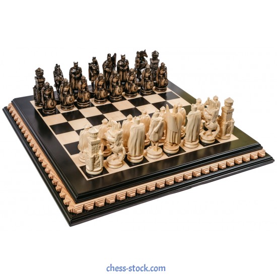 Набір шахів Knights, 57см х 57см. Ручна робота (Україна)