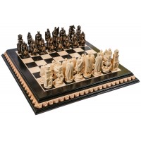 Набір шахів Knights, 57см х 57см. Ручна робота (Україна)