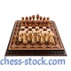 Набір шахів Еlegant Сlassic, 52см х 52см. Ручна робота (Україна)