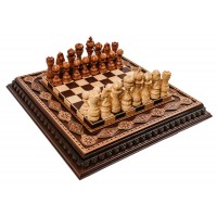 Набор шахмат Еlegant Сlassic, 52см х 52см. Ручная работа (Украина)