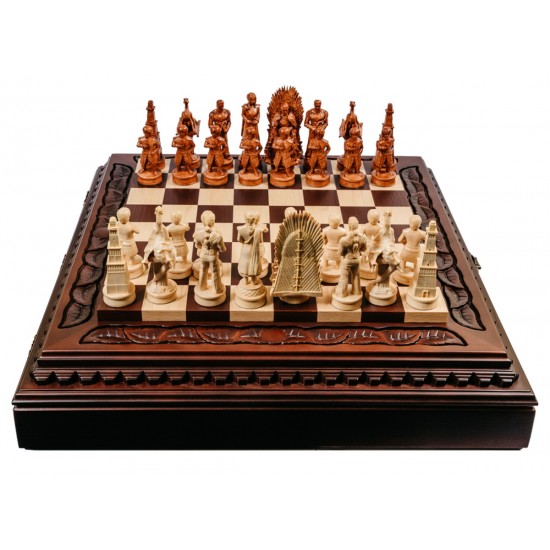Набір шахів Battle of Thrones, 59,5 х 59,5 см. Ручна робота