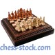 Набор шахмат Battle of Thrones, 59,5 х 59,5 см. Ручная работа