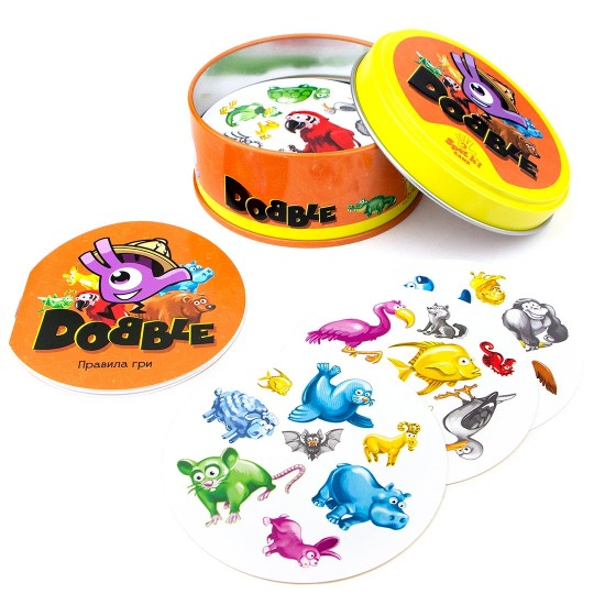 Настільна гра Dobble Тваринний Світ