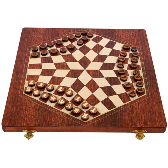 Набор шахмат для 3-х+нарды "Модерн" №4, 40 х 40 см