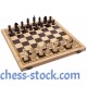 Набор шахмат "Wenge" №5, 47 х 47 см