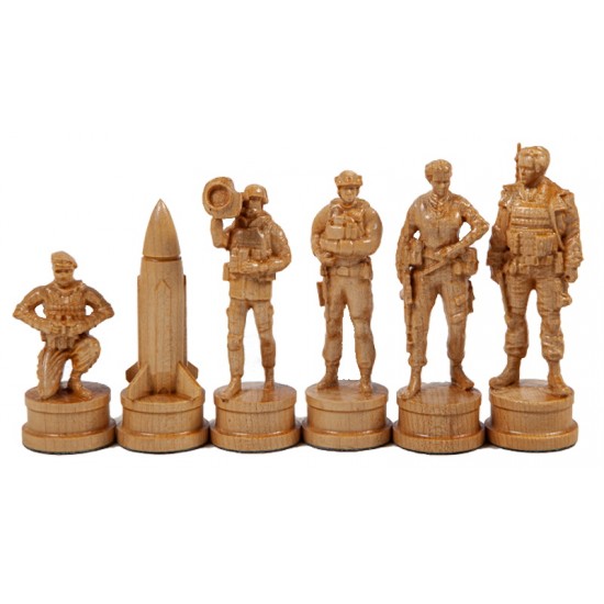 Шахові фігури ЗСУ (Чорні)