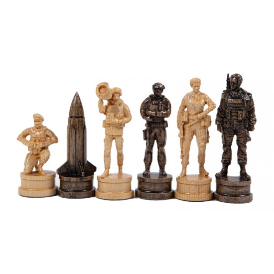 Шахматные фигуры ВСУ (Черные)