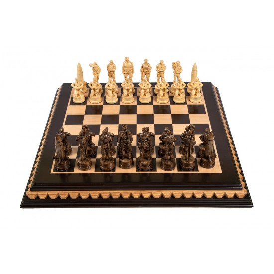 Шахматный набор Воины ВСУ черные, 57 х 57 см