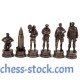 Шахматный набор Воины ВСУ черные, 57 х 57 см