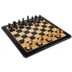 Набір шахів Kings Bridal №6, 53 х 53 см, чорні (Індія)