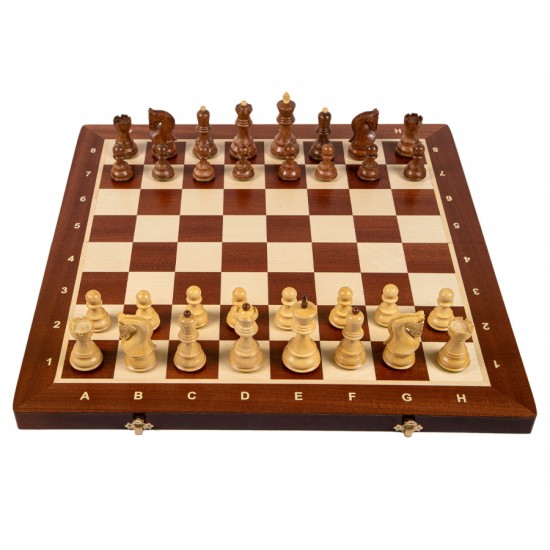 Набір шахів Загреб №6 коричневі, 53 х 53 см