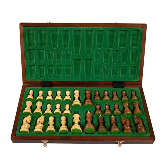 Набор шахмат Загреб №6 коричневые, 53 х 53 см