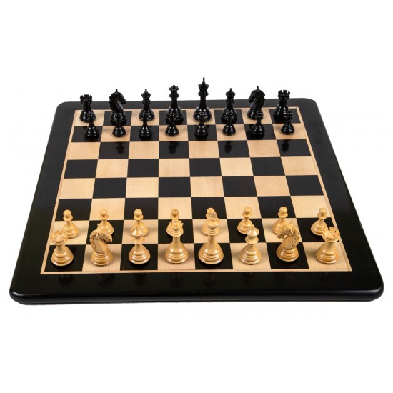 Набір шахів Колумбійські №6, 53 х 53 см, чорні (Індія)